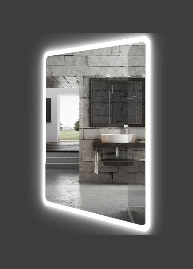 Дзеркало Loffi з LED-підсвічуванням (100 х 80) ХАСТ (315703287)