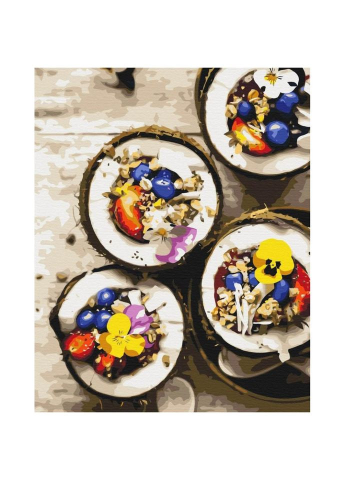 Картина за номерами "Кокосовий сніданок" BS52569, 40x50 см No Brand (330607126)