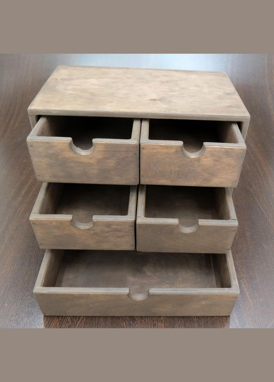 Мини-комод из дерева Мерсинг мокко (МНК-002810) No Brand (328225188)