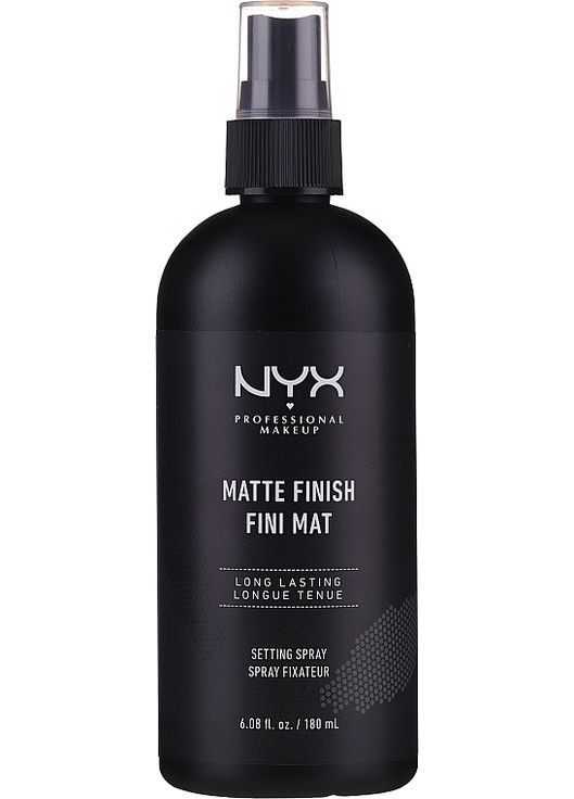 Спрей-фиксатор для макияжа с матовым финишем Matte Finish Long Lasting Setting Spray 180ml (849623-1136) NYX Professional Makeup (368653247)