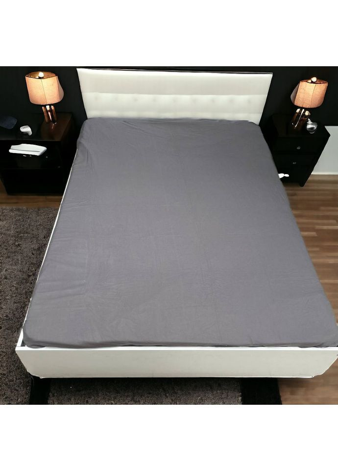 Простынь на резинке Delicacy фланель 90х200 см серый (94287073) SoundSleep (362575421)