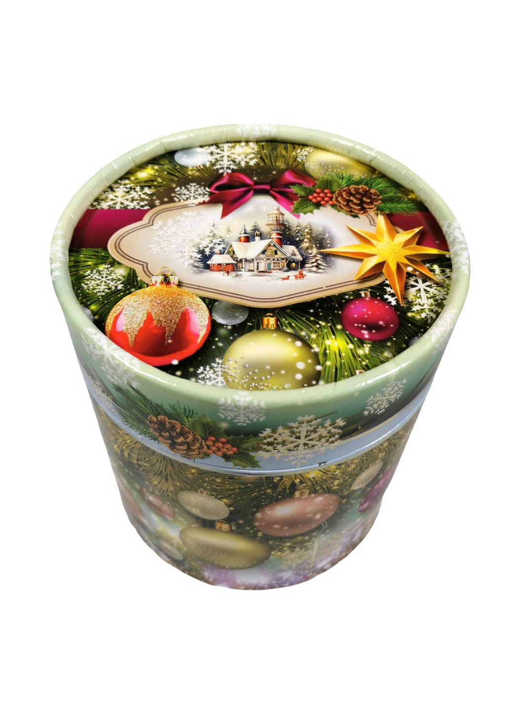 Подарунок №21 "Ретро тубус", 1кг Унікальна цукерка (372656190)