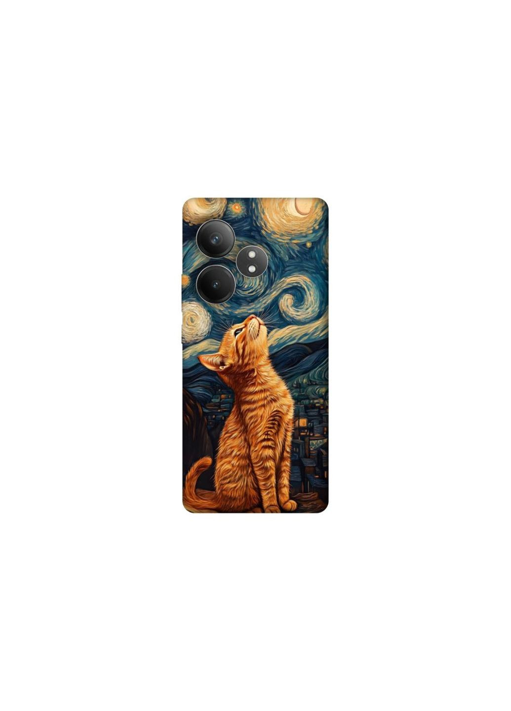 Чехол на Realme GT Neo 6 van gogh cat Frontalka (353316728)