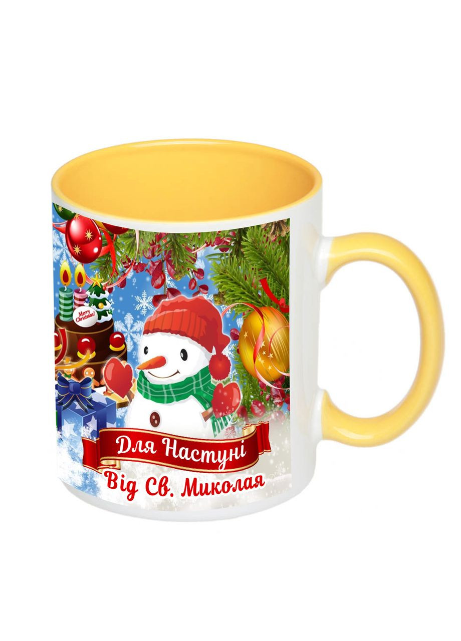 Чашка с принтом "Від святого Миколая" / Кружка з ім'ям "Святий Миколай" №6 330мл ( ) (16907 ) No Brand (312487058)