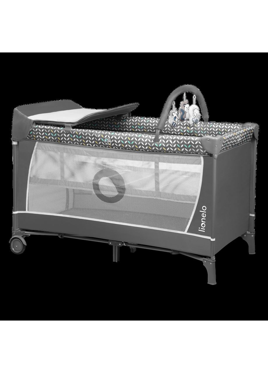 Манеж Flower Grey Scandi, сірий Lionelo LO-FLOWER GREY SCANDI (336330338)