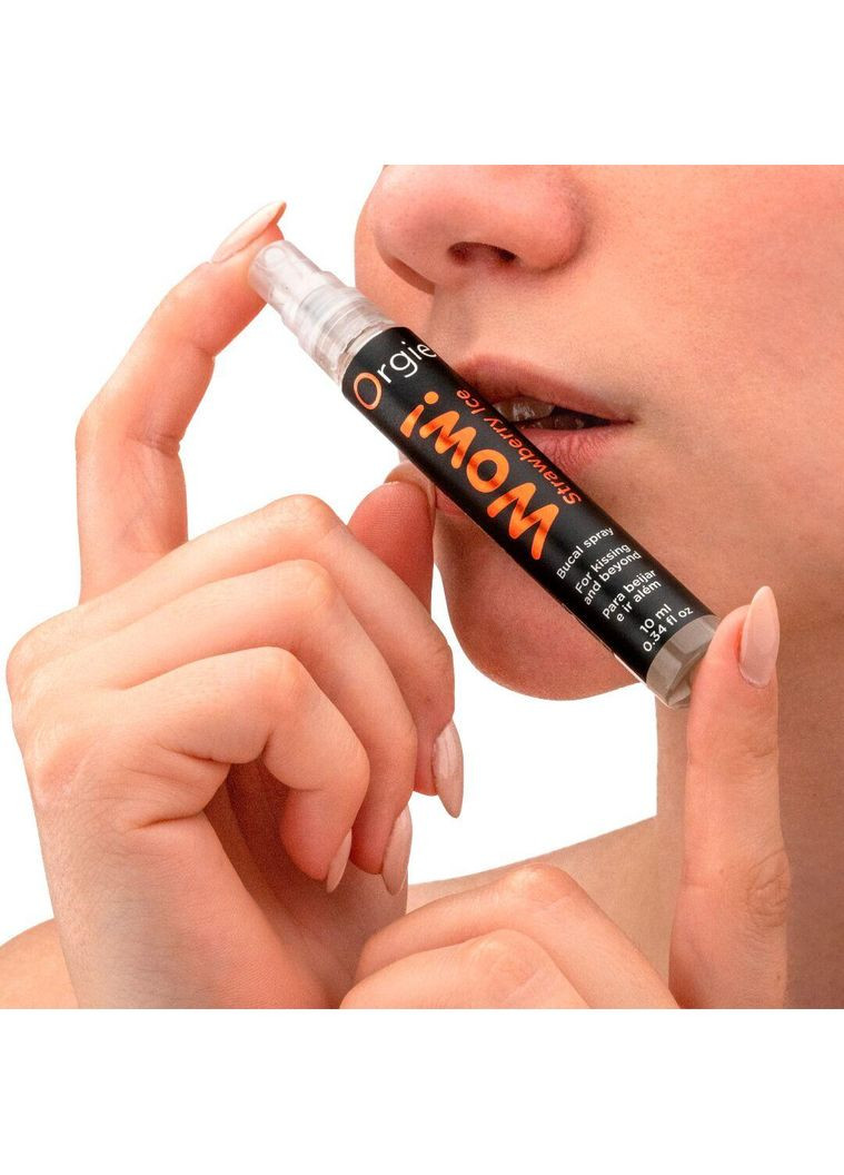 Спрей для орального секса Wow! Strawberry Ice (10 мл) с охлаждающим эффектом Orgie (367722766)