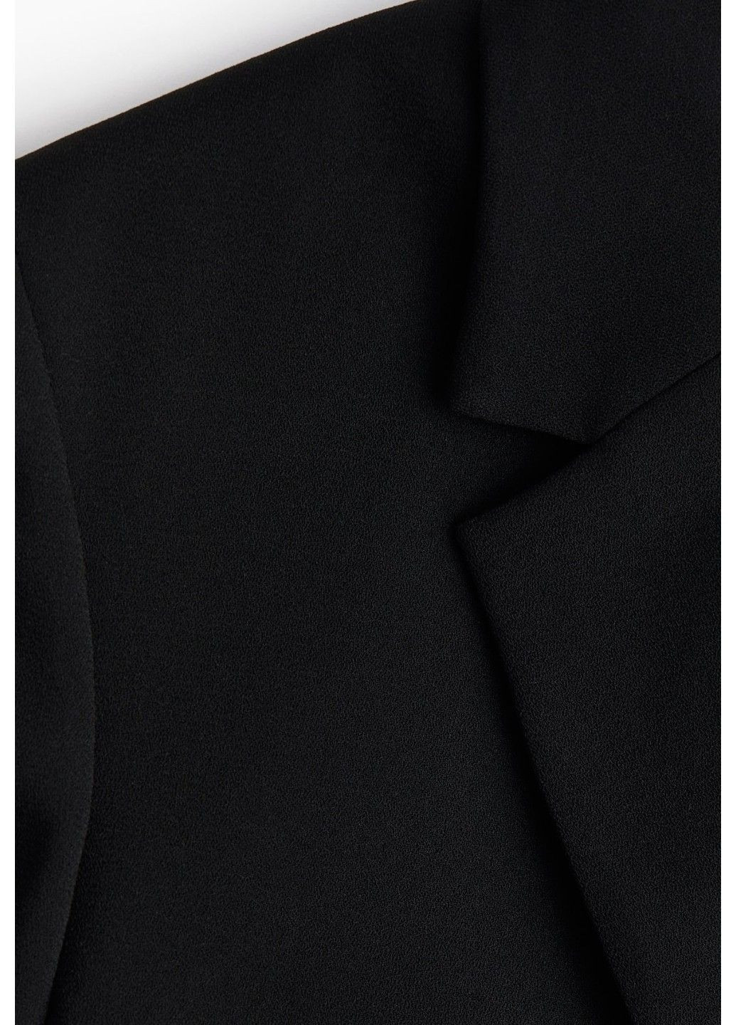 Черный женский женский укороченный пиджак н&м (58283) хs черный H&M - всесезон