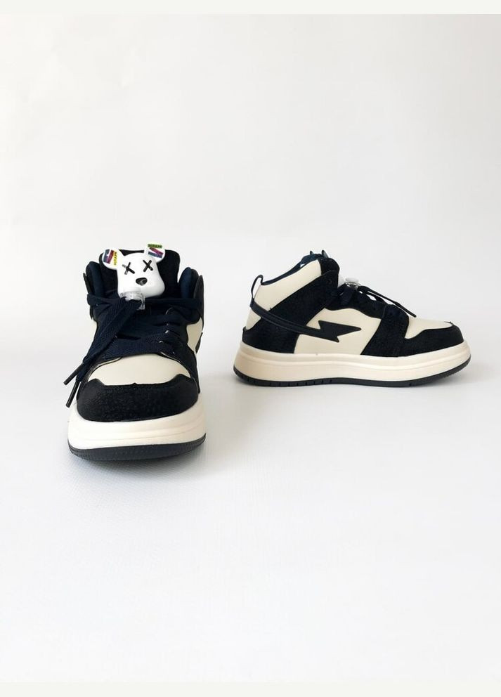 Черные демисезонные ботинки 26 г 17 см черный артикул д105 Bessky