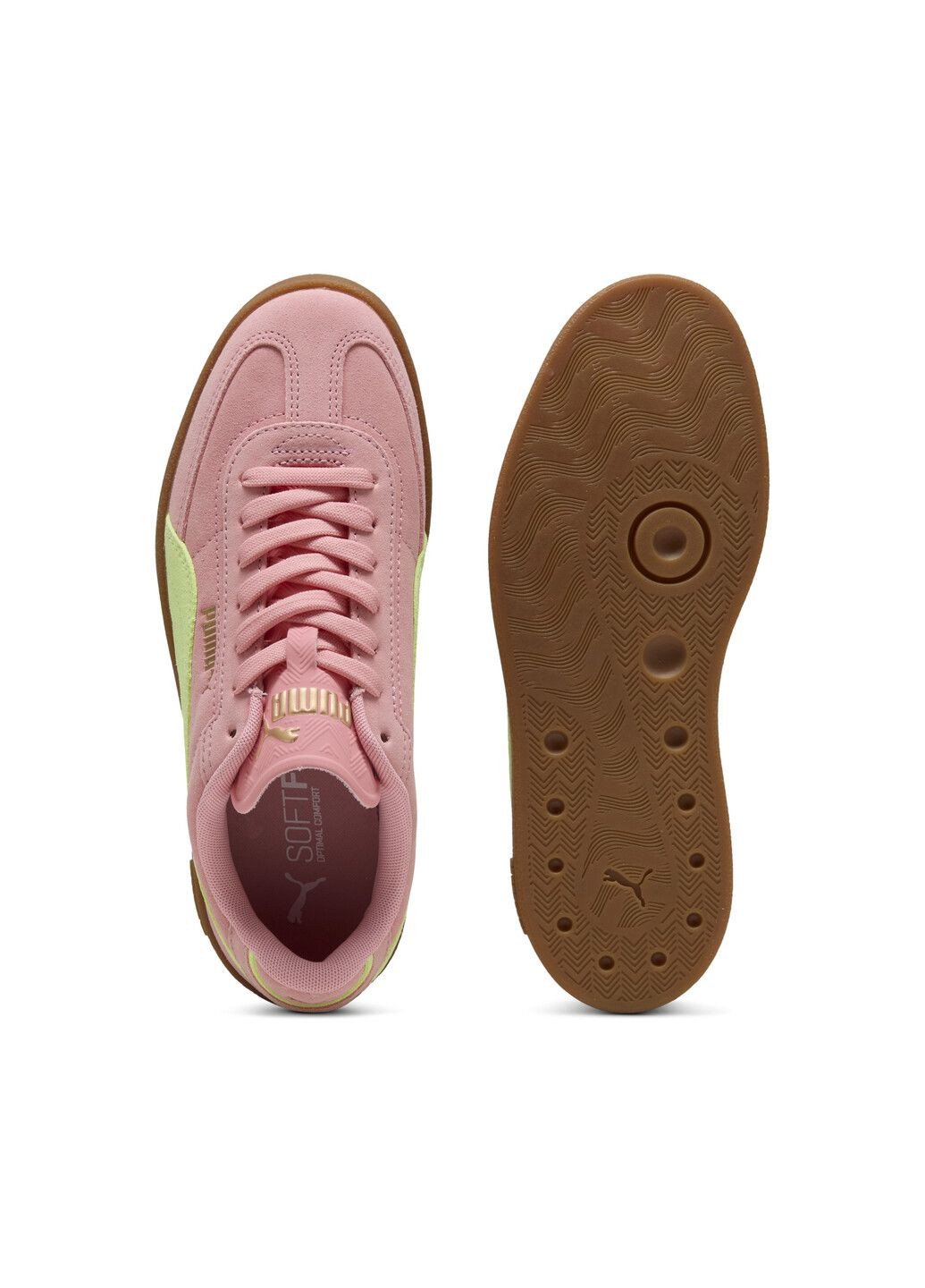 Розовые кеды club ii era suede sneakers unisex Puma