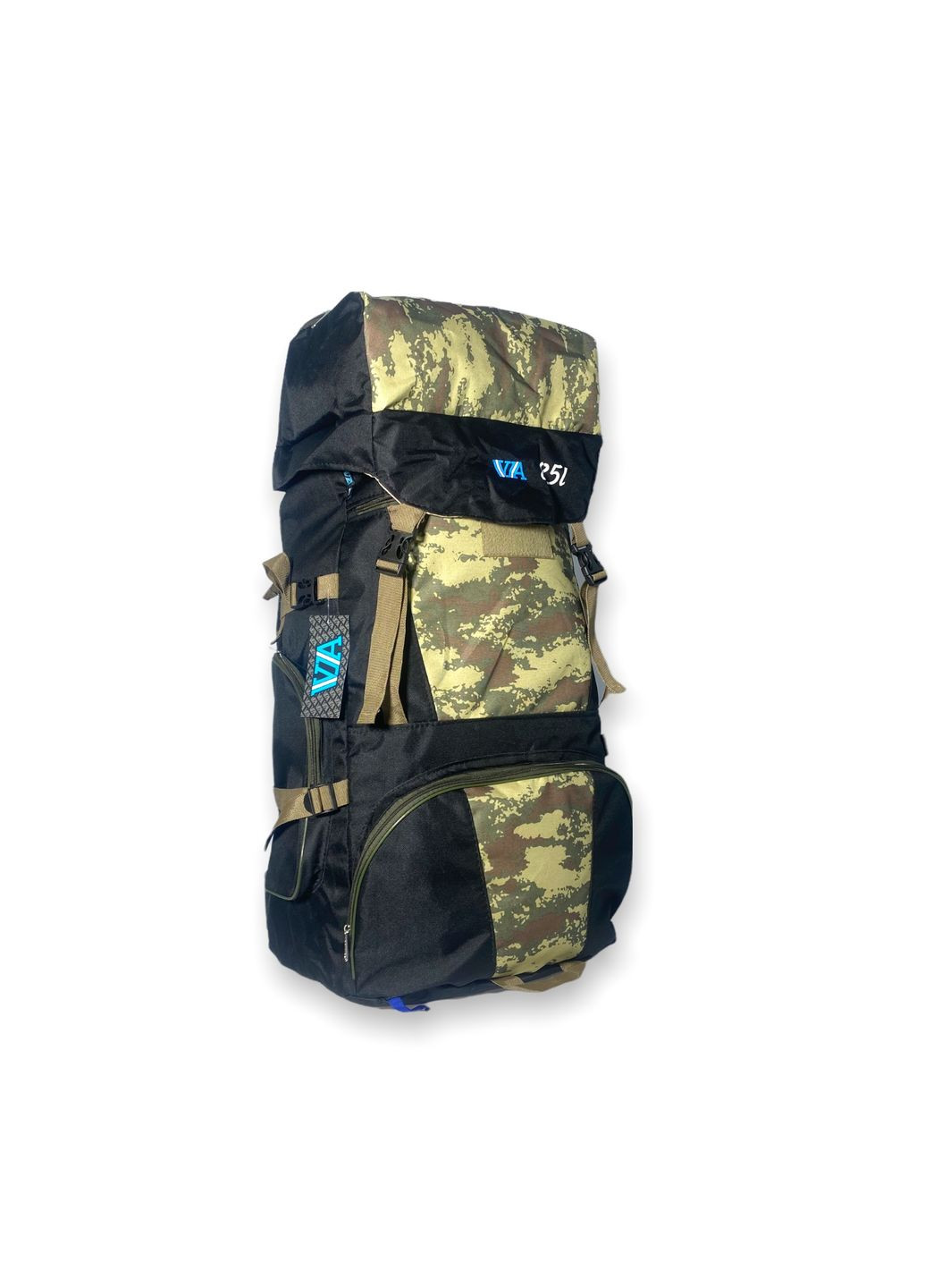 Тактичний туристичний рюкзакT04 одне відділення фронтальні кишені бокові кишені розмір80*45*25см камуфляж VA (284338076)