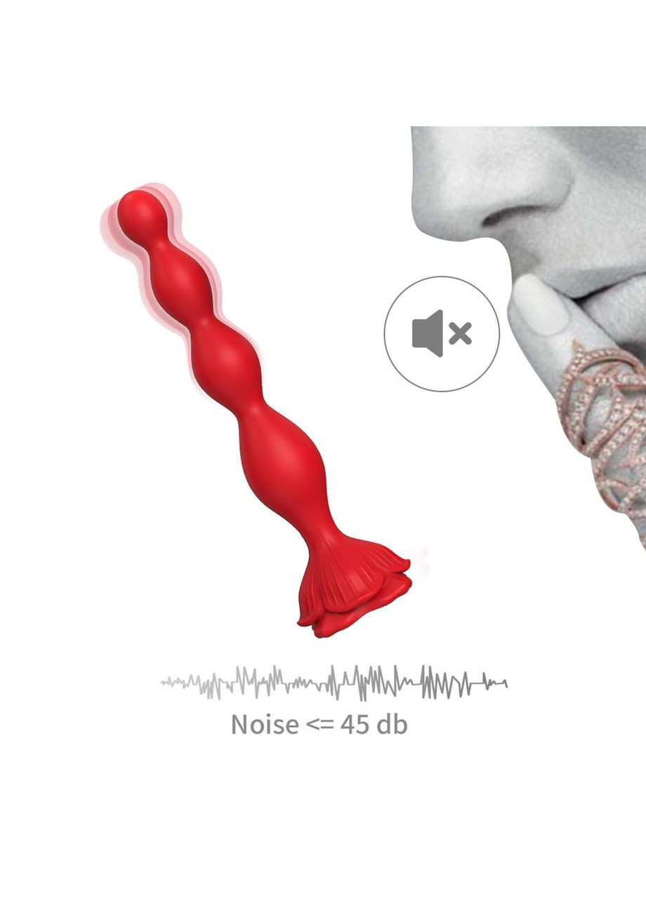 Анальный стимулятор — Rosestick Red, 9 Vibration Functions Drive 19,5 cm LyBaile (335863045)