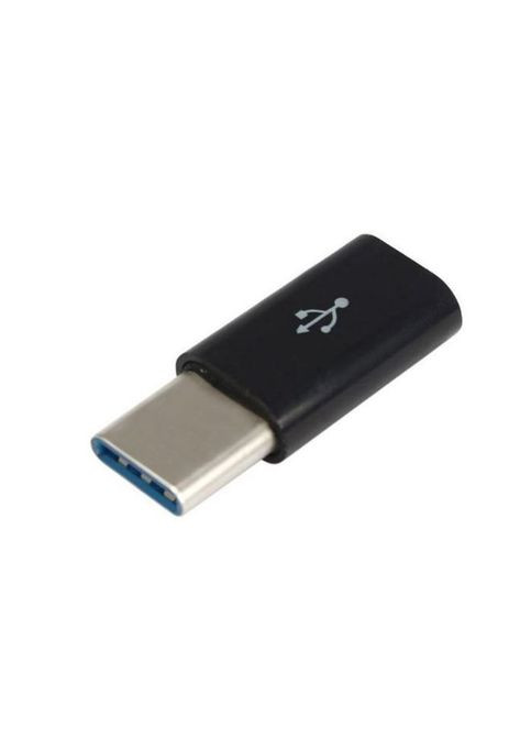 Перехідник (LA-Type-C-MicroUSB-adaptor black) Lapara Type-C to Micro USB (268143300)