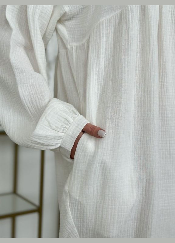 Молочна сукня 13818 молочна ISSA PLUS однотонна