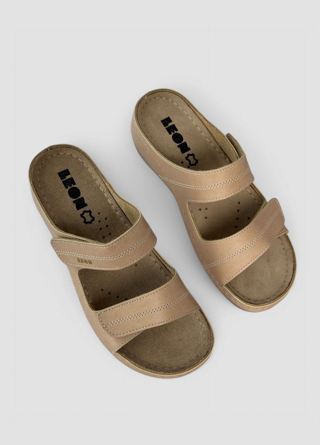 Шльопанці жіночі шкіряні ортопедичні Leon (321974191)