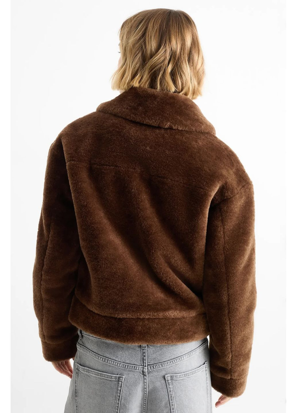 Коричневая демисезонная куртка C&A