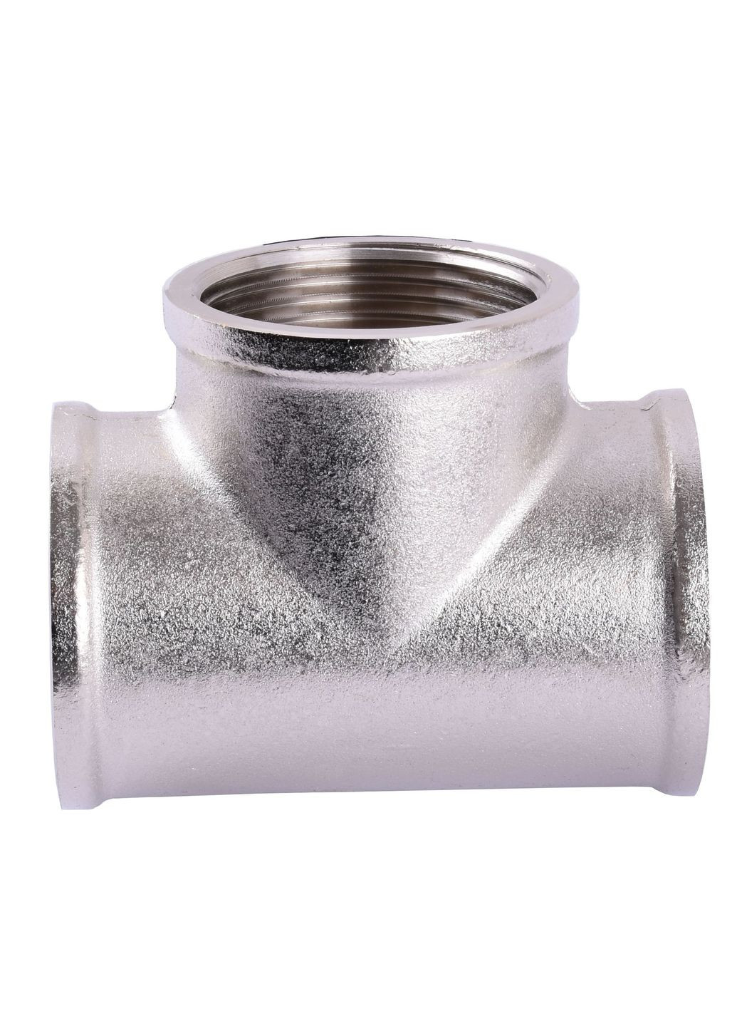 Трійник 3/4″ ВВВ нікель 8202 Solomon (336384390)