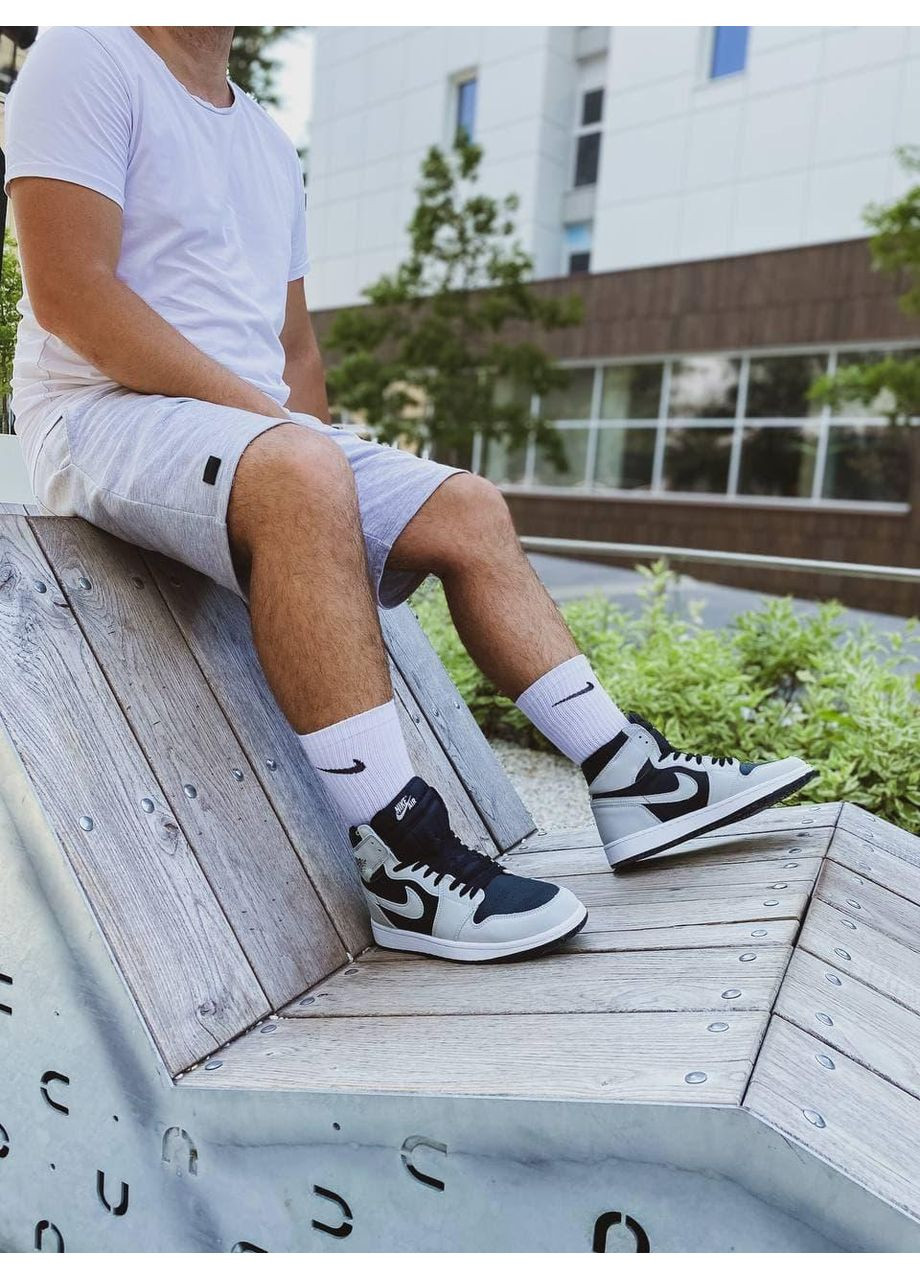 КРОССОВКИ ЖЕНСКИЕ NIKE JORDAN 1 HIGH OG SHADOW 2.0 НАЙК АИР ДЖОРДАН No Brand белые демисезоны (368888342)