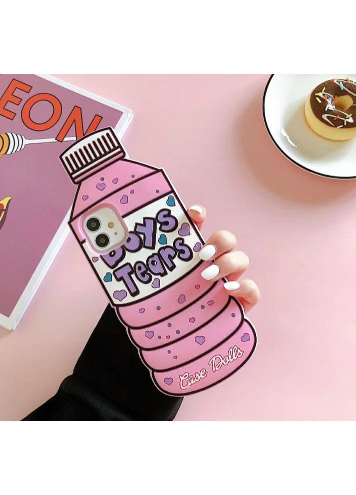 Чохол для 11 Pro Max Boys Tears рожевий силіконовий 3d No Brand (360896740)
