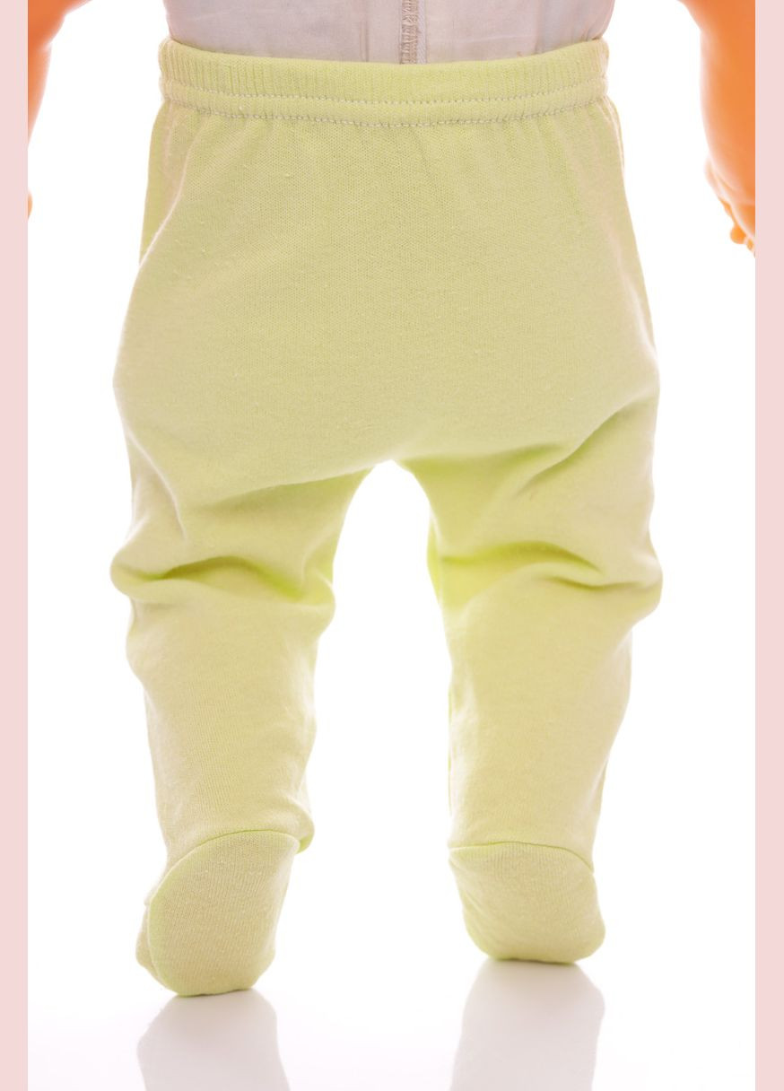 Зелений трикотажний комплект для новонародженого в коробці train салатовий 62 см (37638) BABYKROHA