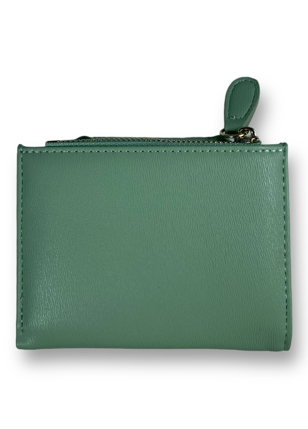 Жіночий гаманець з екошкіри одне відділення для купюр та 5 відділень для карток розмір:12*10*2 см зелений Tailian (268995043)