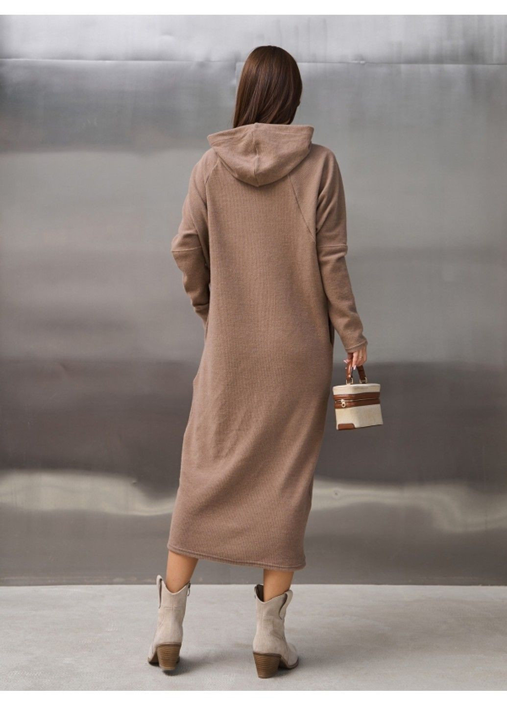 Коричнева повсякденний сукня issa pus 14366 коричневий ISSA PLUS