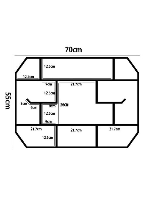 Полиця для чашок з дерева Стантія 70 капучино (СДК-7011409) No Brand (327860852)