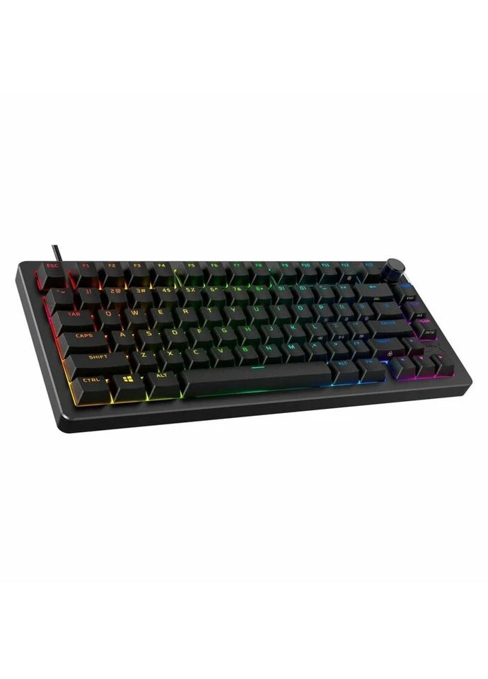 Клавіатура Alloy Rise 75 PBT HX Red USB UA Black (7G7A4AA) HyperX (315362681)