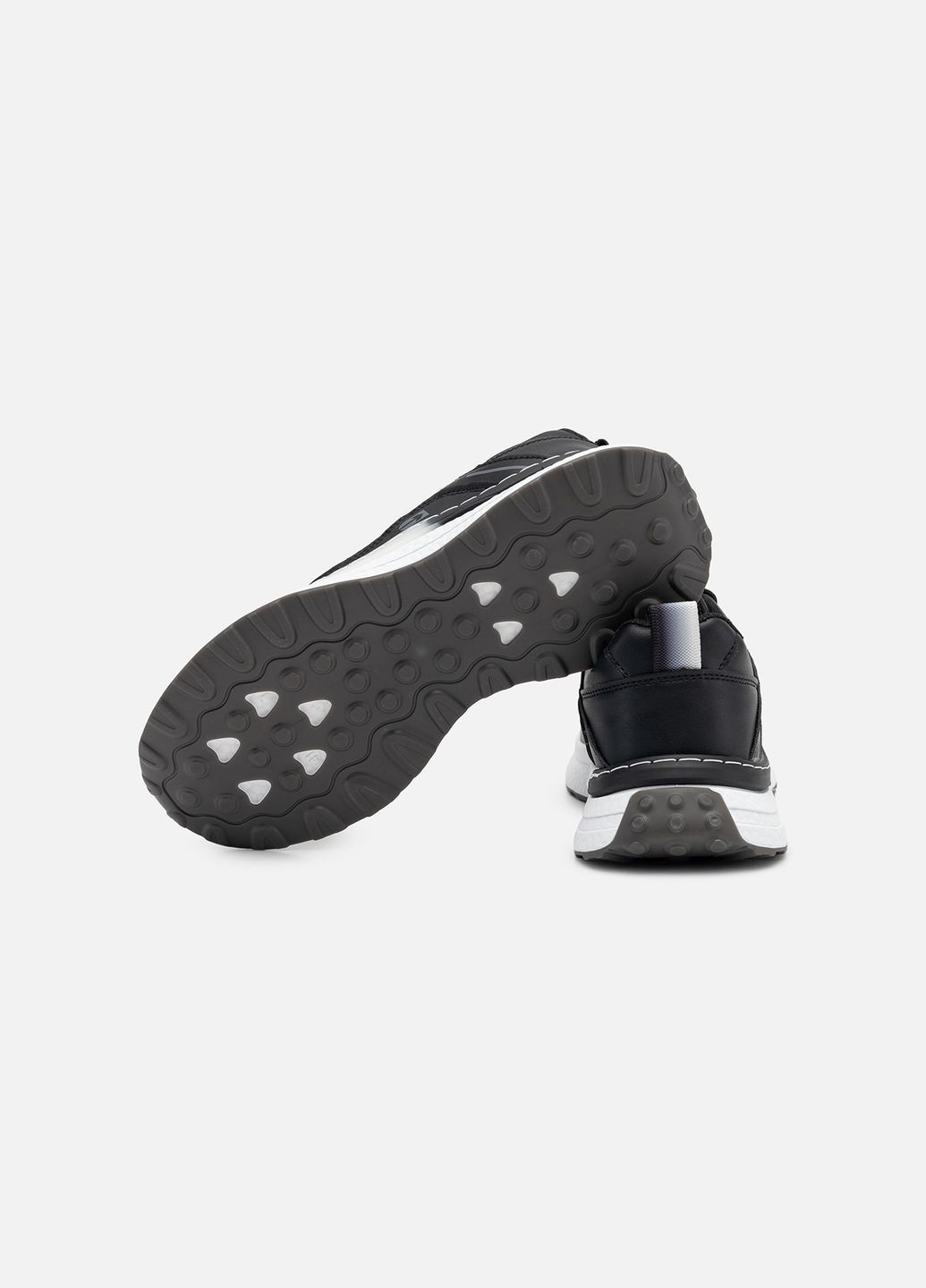 Черные демисезонные мужские кроссовки цвет черный цб-00236431 No Brand
