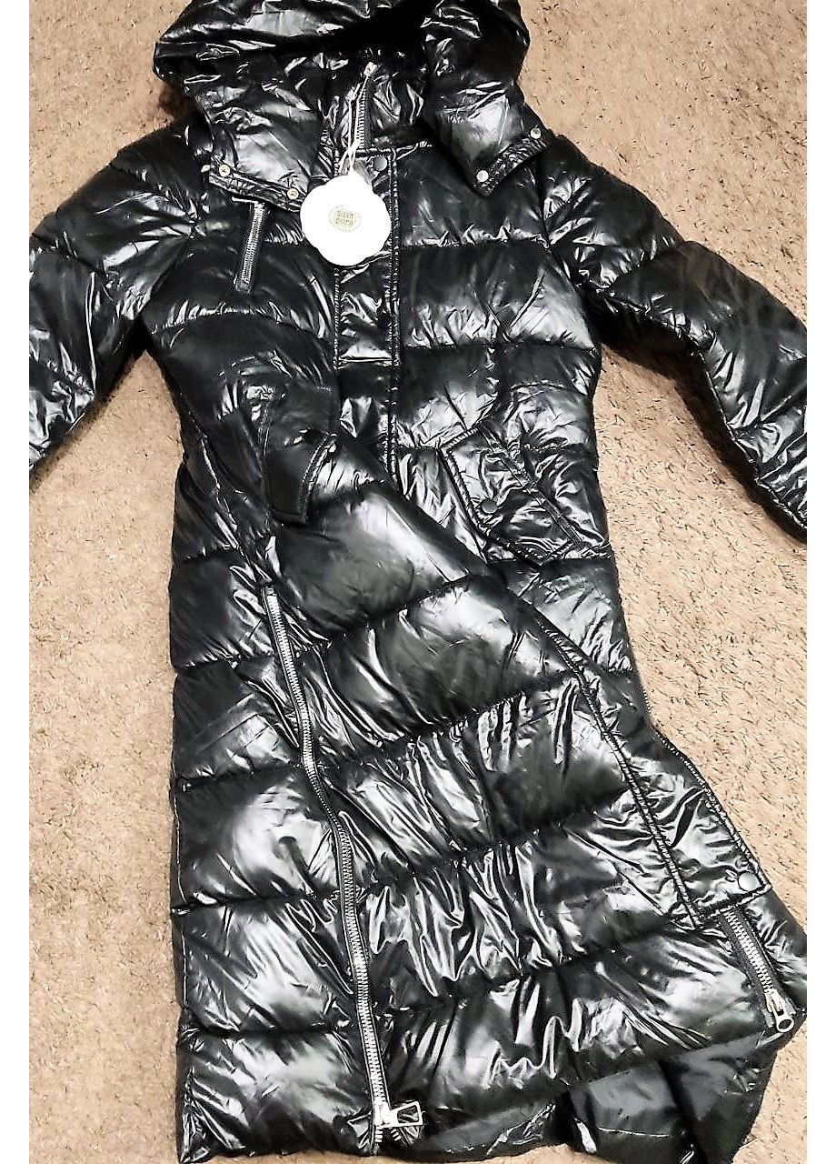 Чорне зимнє Пальто Queen Drama