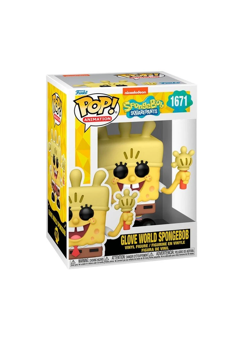 Игровая фигурка Funko POP! - Губка Боб с перчаткой-фонариком (Срок доставки до 10 дней!) MIC (388559840)