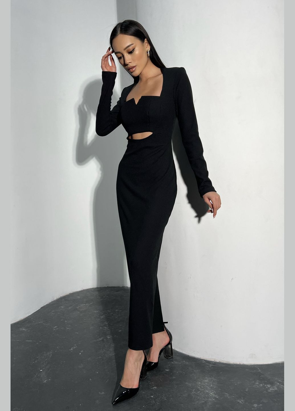 Черное праздничный, коктейльное, вечернее платье футляр Liton