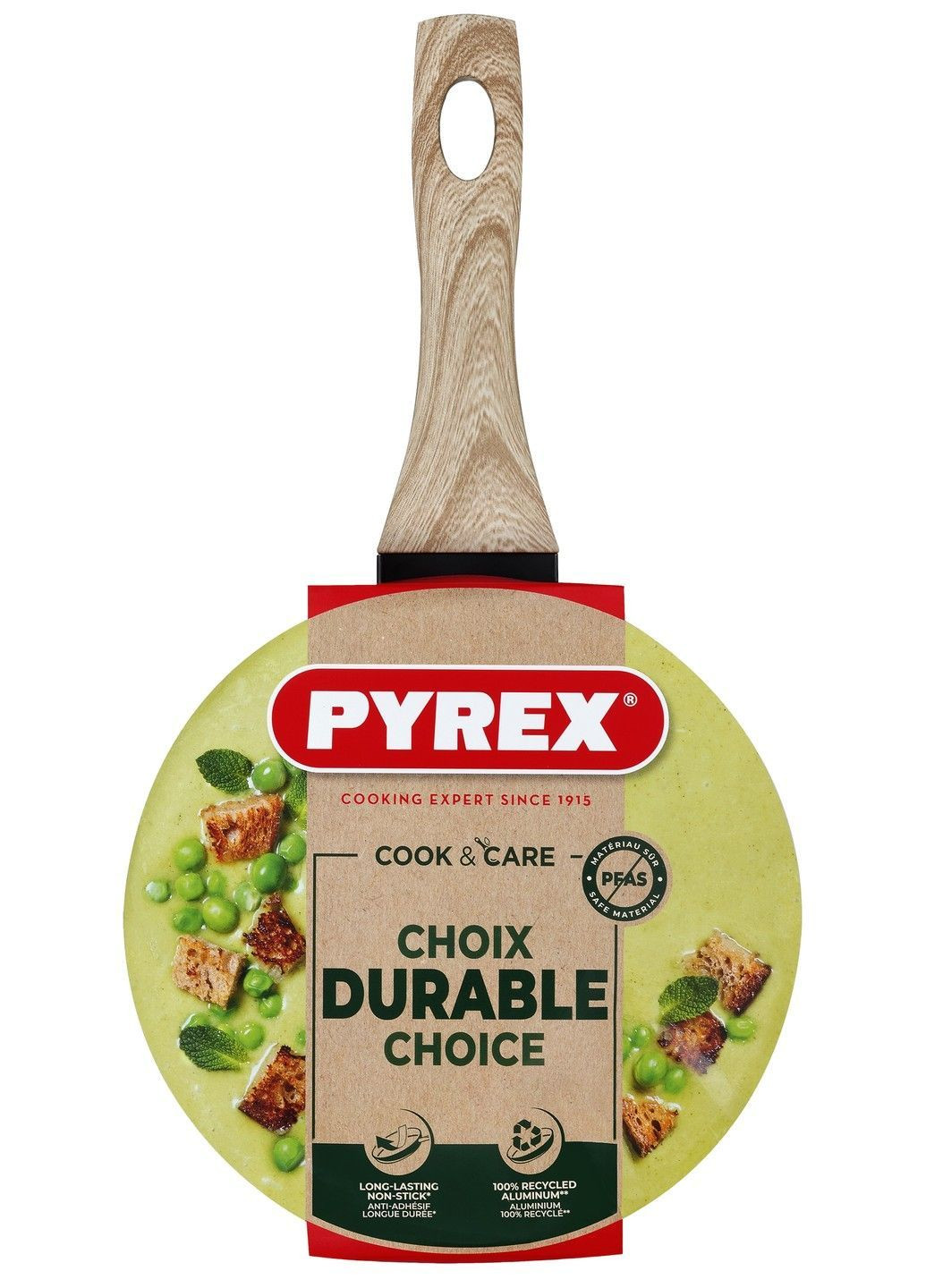 Ковш Cook&Care 18см индукция с крышкой (CR18AP6/8044) Pyrex (365278379)