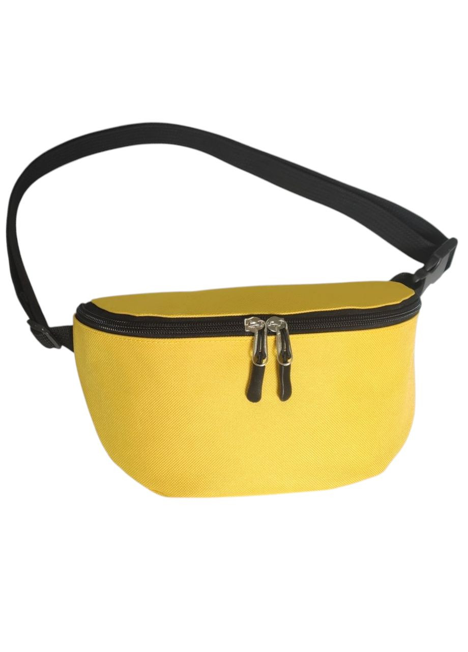 Поясная сумка бананка Plutcor 23×15×6,5 см желтая No Brand (334689459)