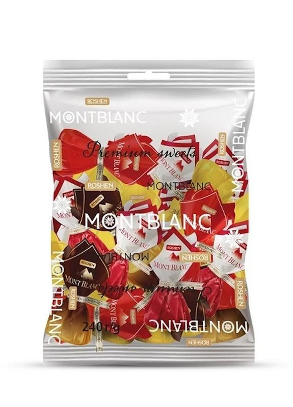 Цукерки Roshen Montblanc асорті 240 г (22-0282) Кукумбер (331333697)