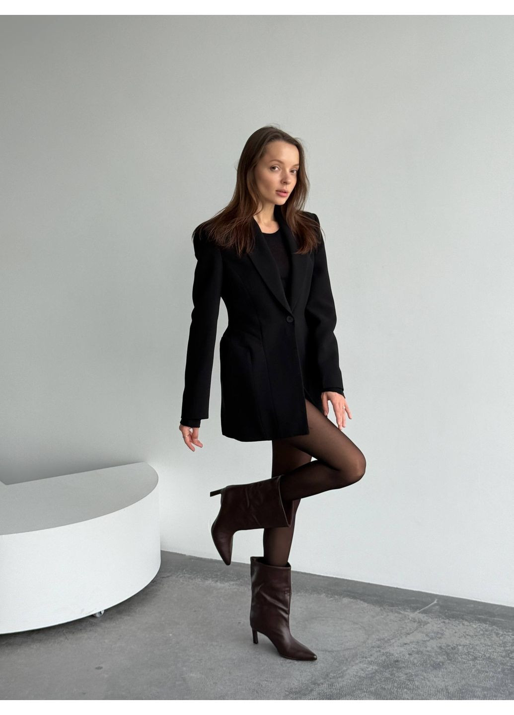 Коричневые демисезонная демисезонные ботильоны No Brand