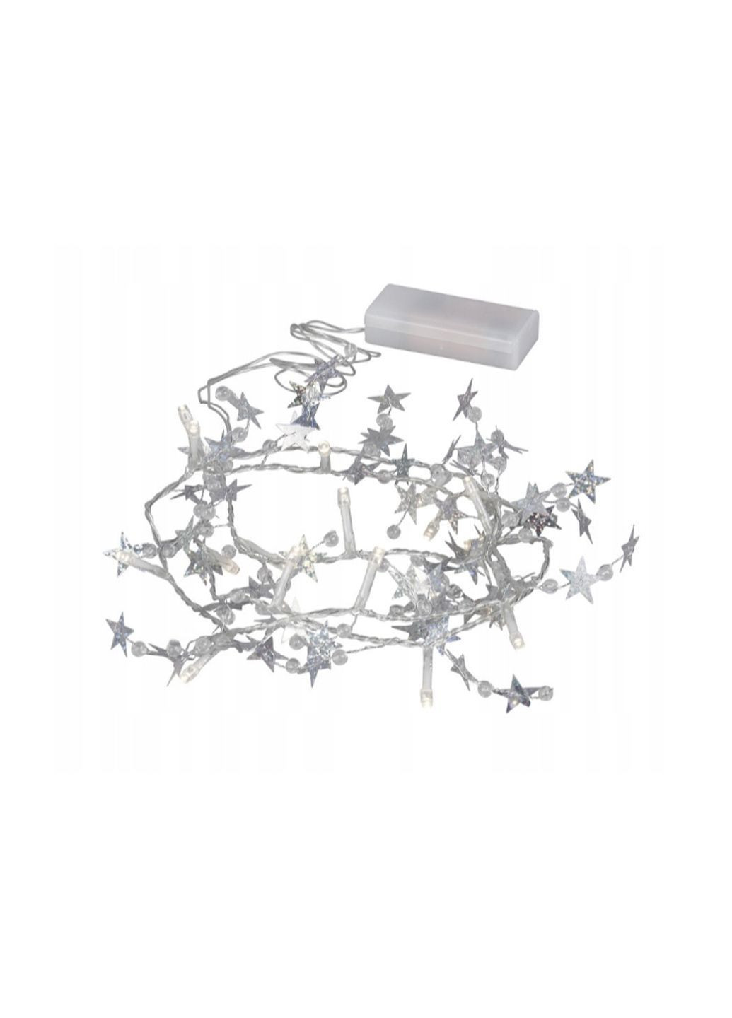 Новорічна світлодіодна гірлянда Зірочки 1,2 м срібний Livarno home (362362164)