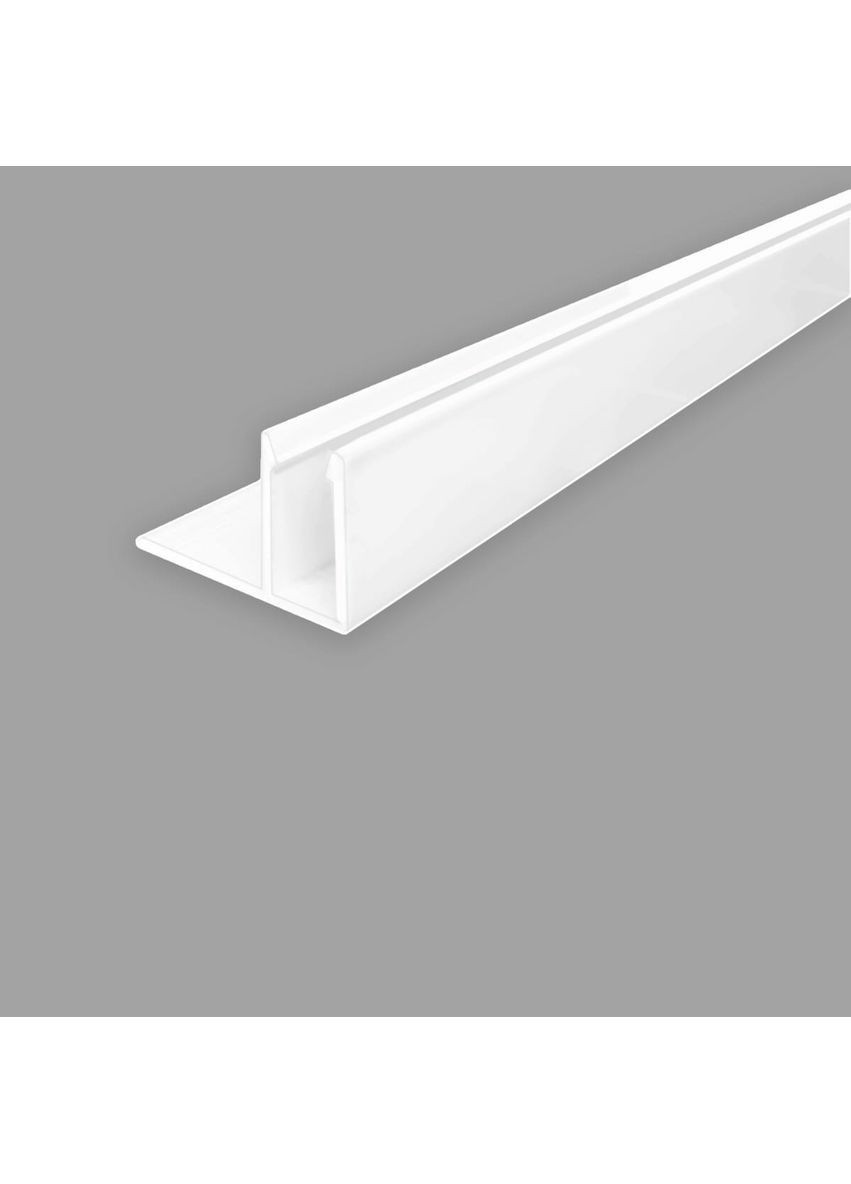 Профіль (торцевий) фінішний алюмінієвий для сайдинга 38,5х28х6000мм StickerWall-SW-00001728 Сірий Sticker Wall (370563836)