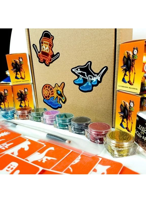 Подарунковий набір "Брейнрот" gift-box-brainrot-5kids Fresh Tattoo (369679836)