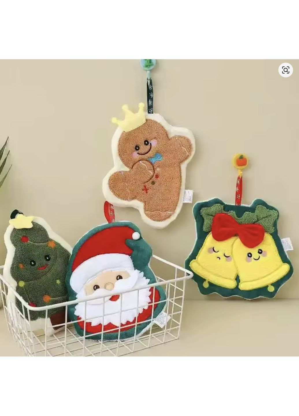 Полотенце для рук "New Year" 20*22см Home комбинированный