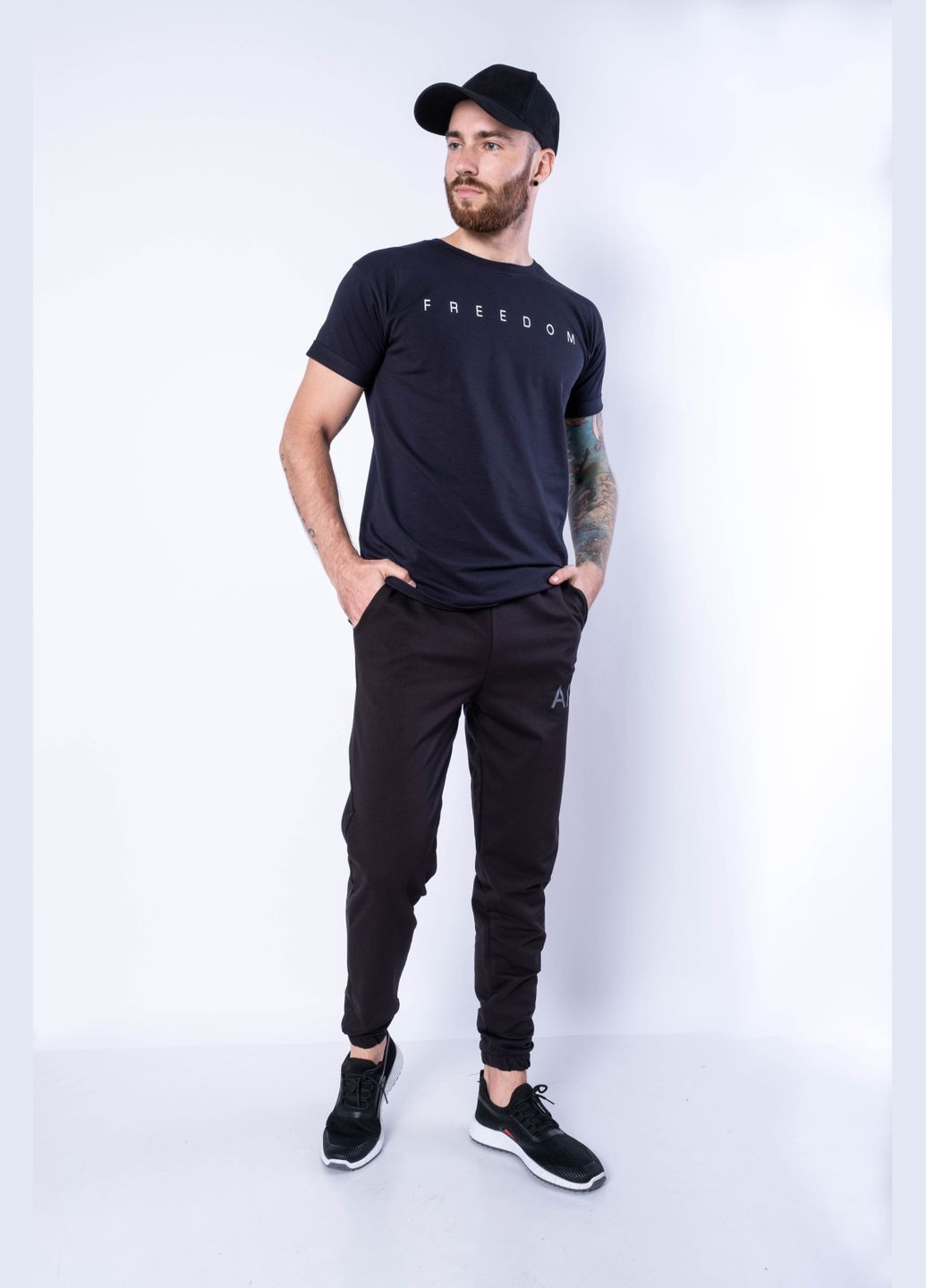 Черные кэжуал демисезонные брюки Time of Style