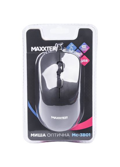 Мышь Mc-3B01 USB Black Maxxter (339082316)