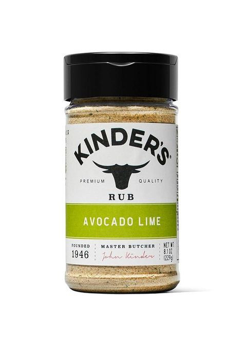 Приправа Avocado Lime Rub для м'яса риби та овочів 229 г Kinder's (313293942)