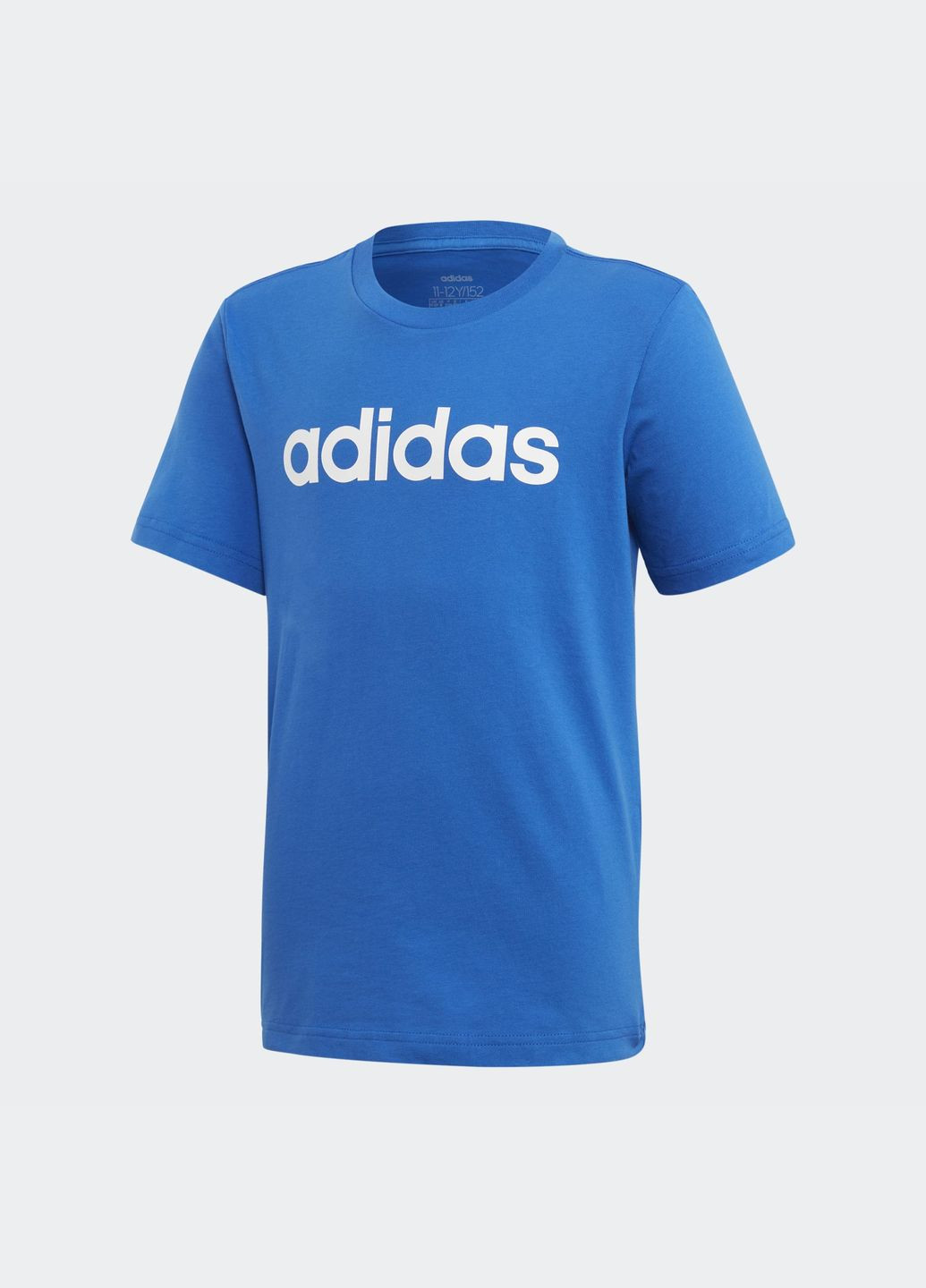 Синяя демисезонная футболка adidas Essentials Linear Logo FM7040