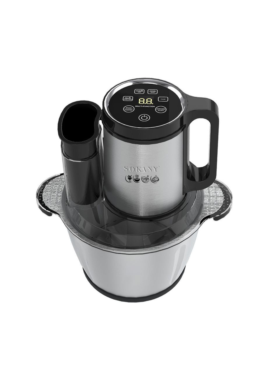 Чоппер измельчитель 600 Вт 6 лезвий с чашей на 2,5 литра мясорубка Sokany Jooki (370368382)