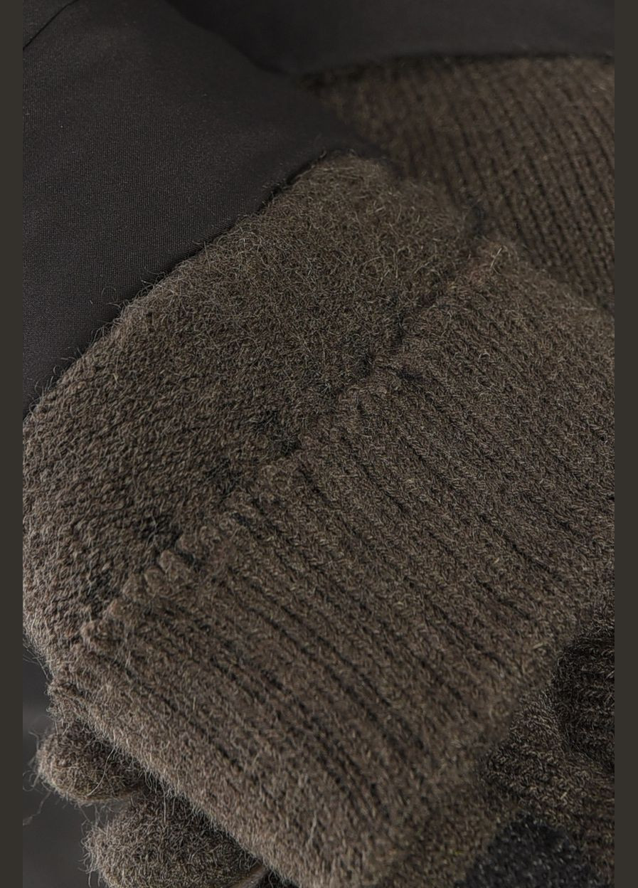 Перчатки мужские акриловые утепленные цвета хаки Let's Shop (307791431)