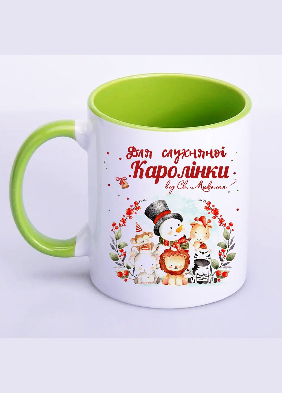 Чашка с принтом "Від святого Миколая" / Кружка з ім'ям "Святий Миколай" №7 330мл (колір чорний) (16920 ) No Brand (312488453)