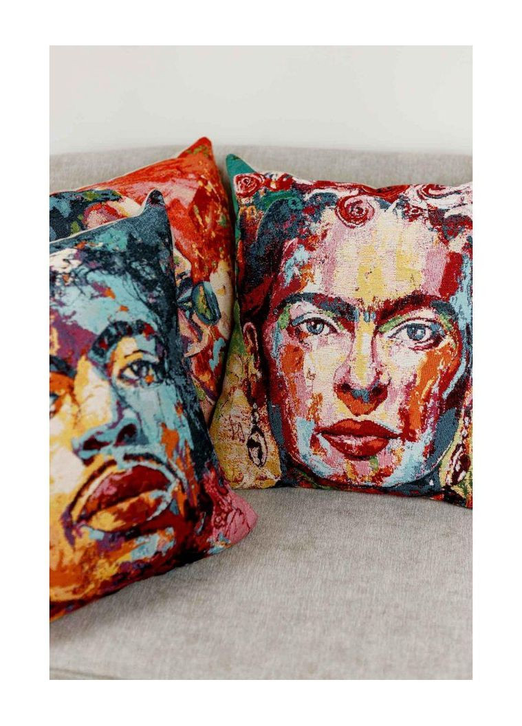 Декоративная наволочка FRIDA 45х45 см гобеленовая для интерьера и декора дома. ProDobro (369378045)