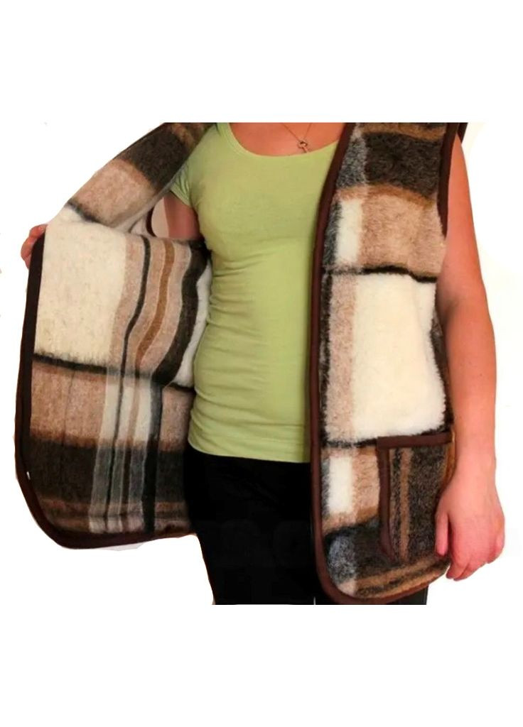 Жилетка из овчины "" Eluna (303926169)