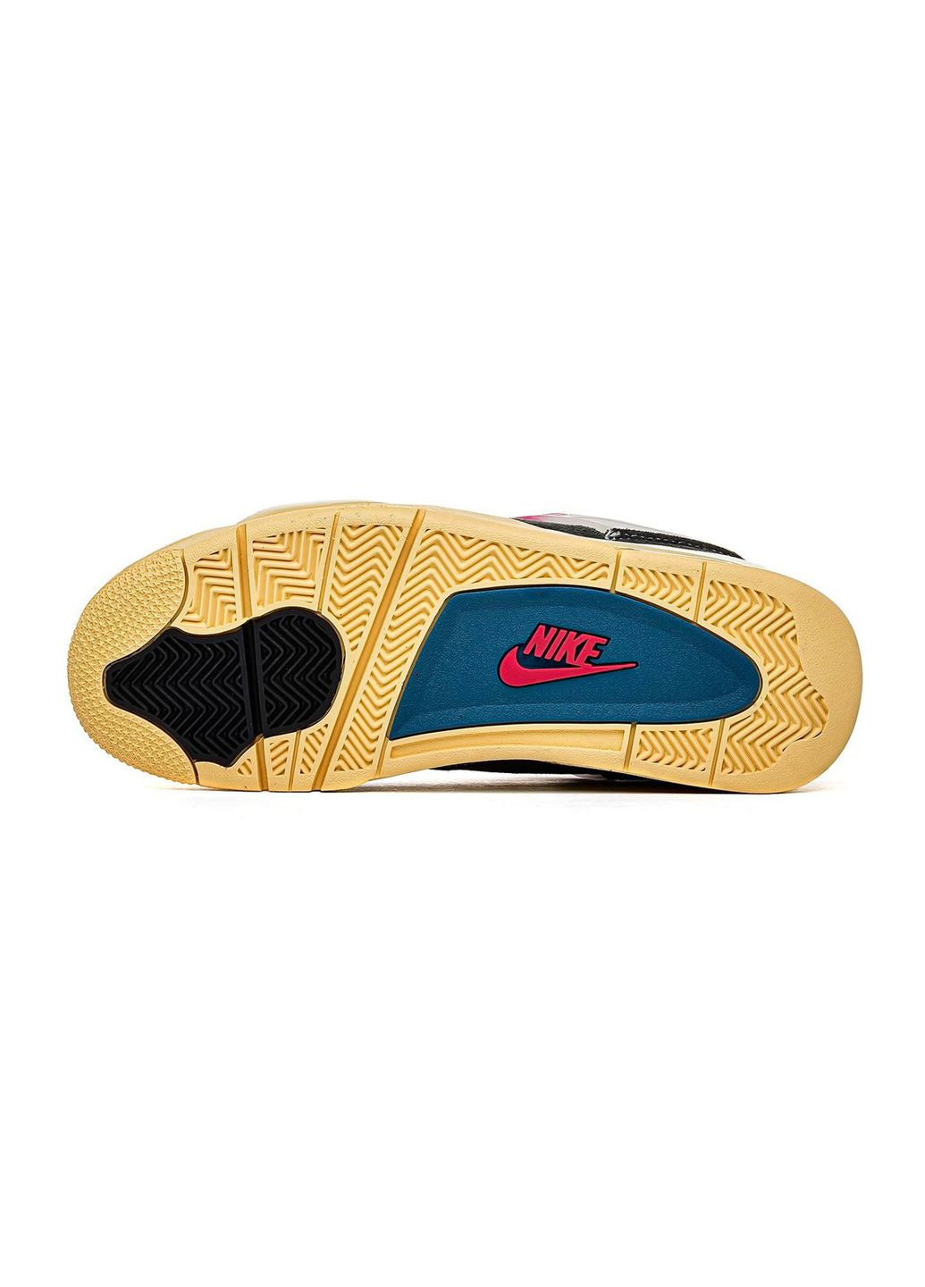 Цветные демисезонные кроссовки мужские off noir, вьетнам Nike Air Jordan 4 Retro