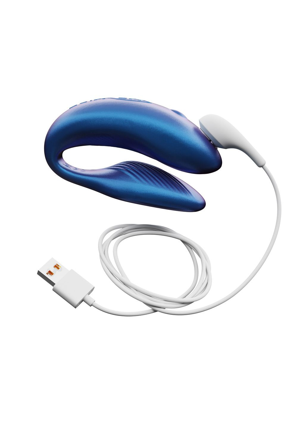 Смарт-вібратор для пар Chorus Cosmic Blue, сенсорне керування вібраціями стисненням пульта - CherryLove We-Vibe (283251249)